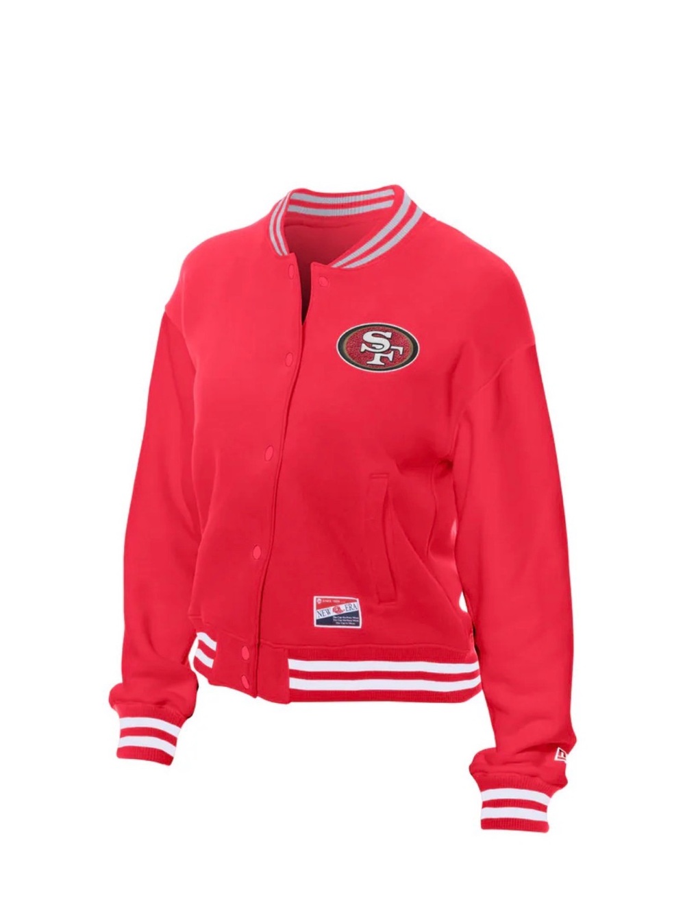 New Era Women's Red San Francisco 49ers Varsity Jacket